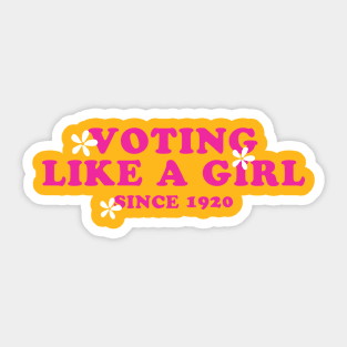 Vote Like a Girl Sticker